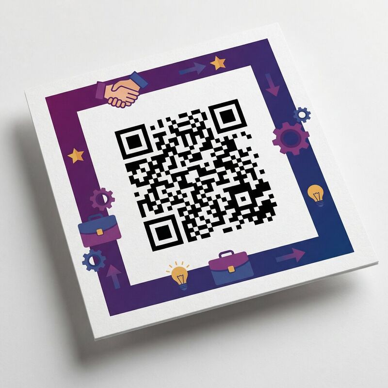 寸止挑战商务二维码